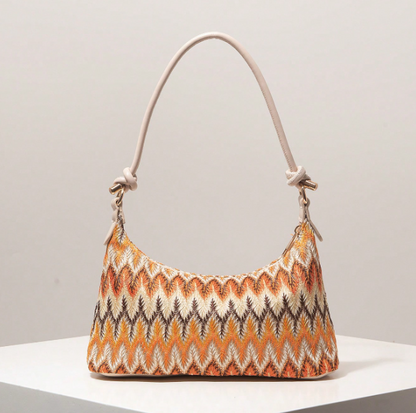 Orlienne Patterned Shoulder Bag