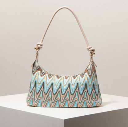 Orlienne Patterned Shoulder Bag