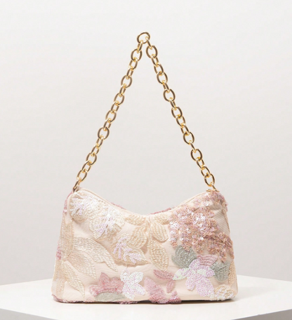 Aureline Geometric Chain Shoulder Bag