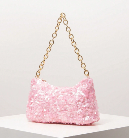 Seraphine Textured Chain Shoulder Bag