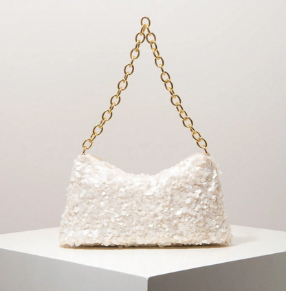 Seraphine Textured Chain Shoulder Bag