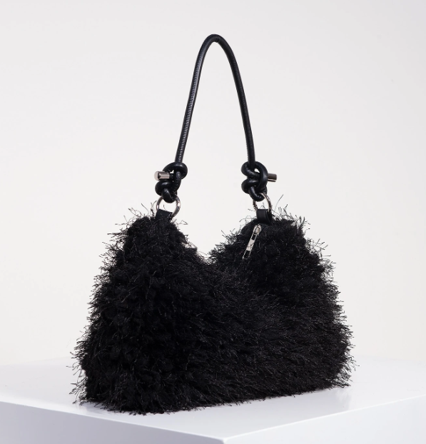 Velmira Fluffy Shoulder Bag