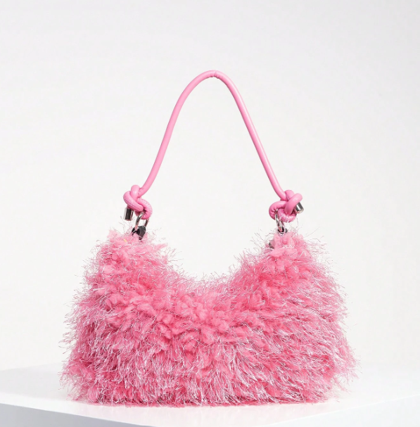 Velmira Fluffy Shoulder Bag