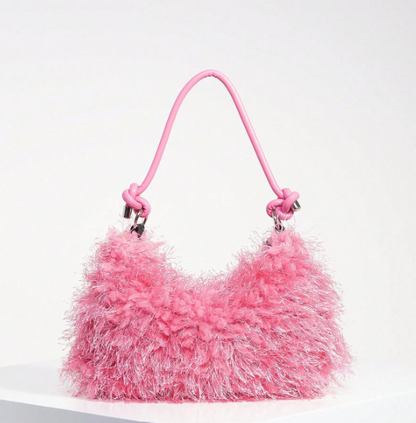 Velmira Fluffy Shoulder Bag