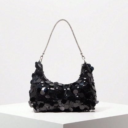Virelle Sequin Shoulder Bag