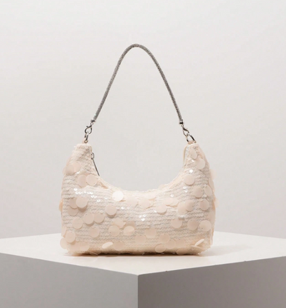 Virelle Sequin Shoulder Bag