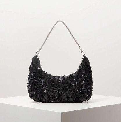 Virelle Sequin Shoulder Bag