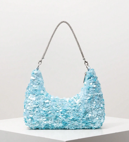 Virelle Sequin Shoulder Bag