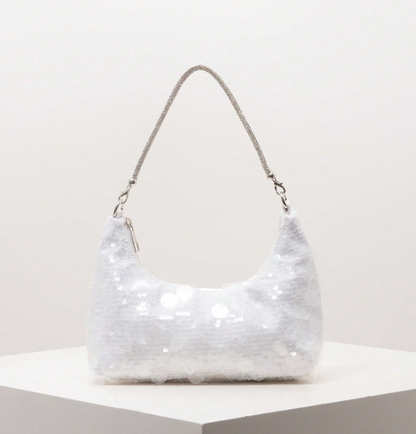 Virelle Sequin Shoulder Bag
