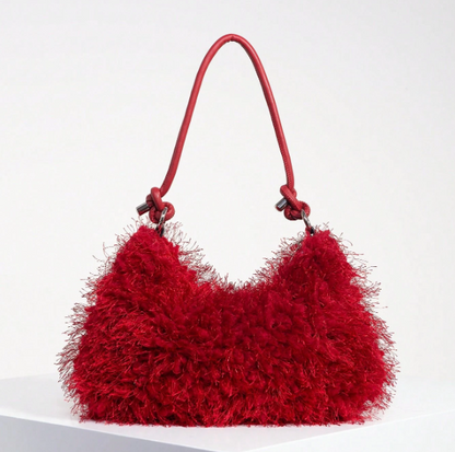 Noirielle Fluffy Shoulder Bag