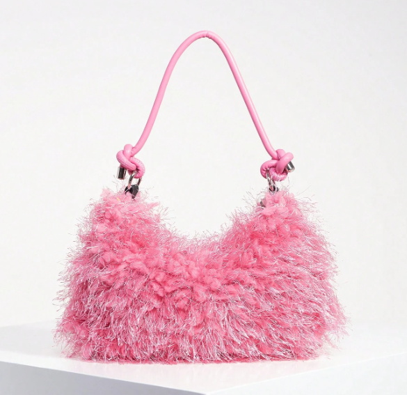 Noirielle Fluffy Shoulder Bag