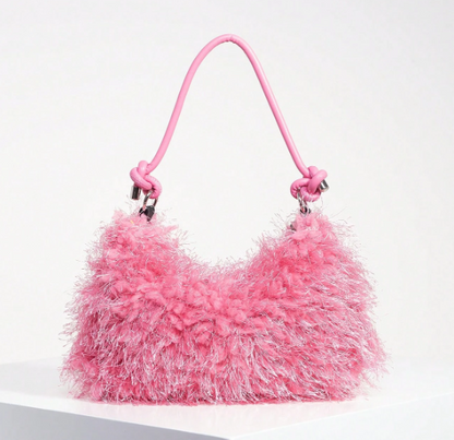 Noirielle Fluffy Shoulder Bag