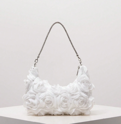 Roselisse Rosette Shoulder Bag