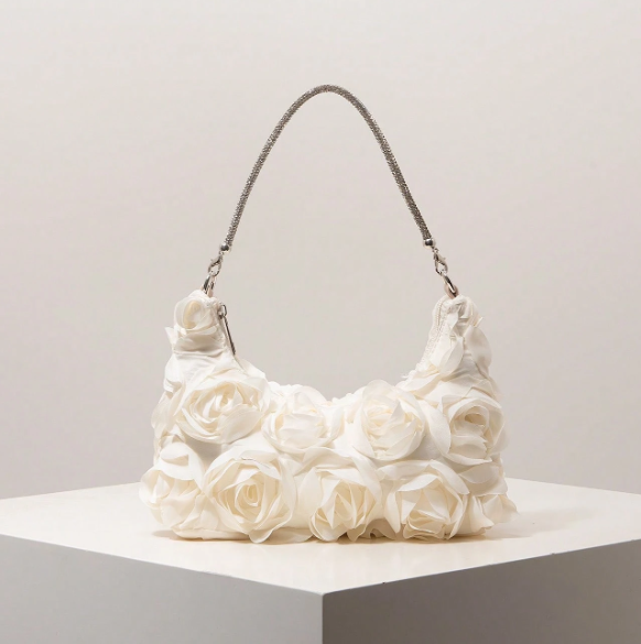 Roselisse Rosette Shoulder Bag
