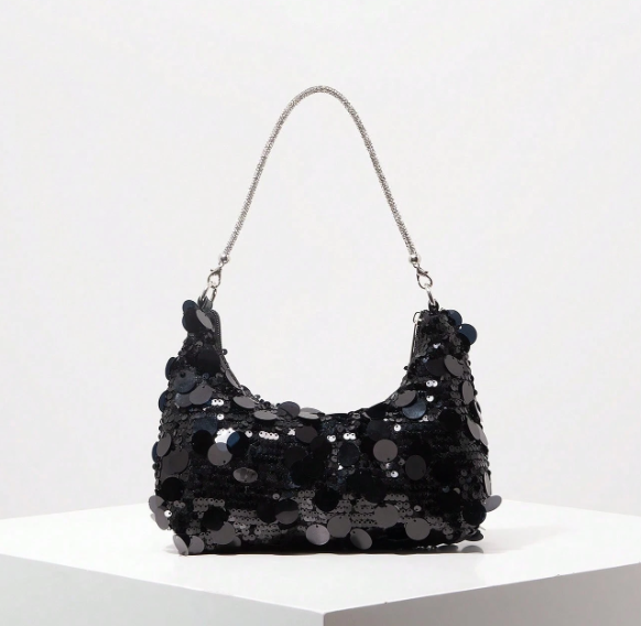 Lumiara Sequin Shoulder Bag