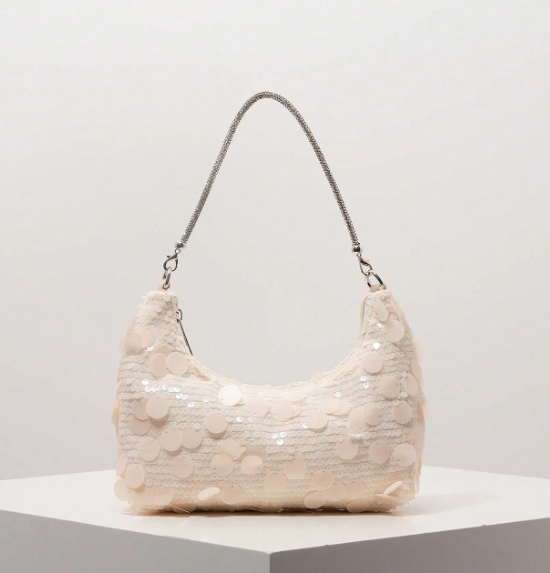 Lumiara Sequin Shoulder Bag