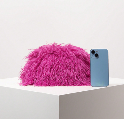 Veloura Fluffy Occasion Clutch