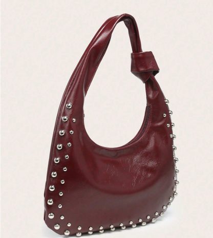 Velloria Studded Hobo Bag