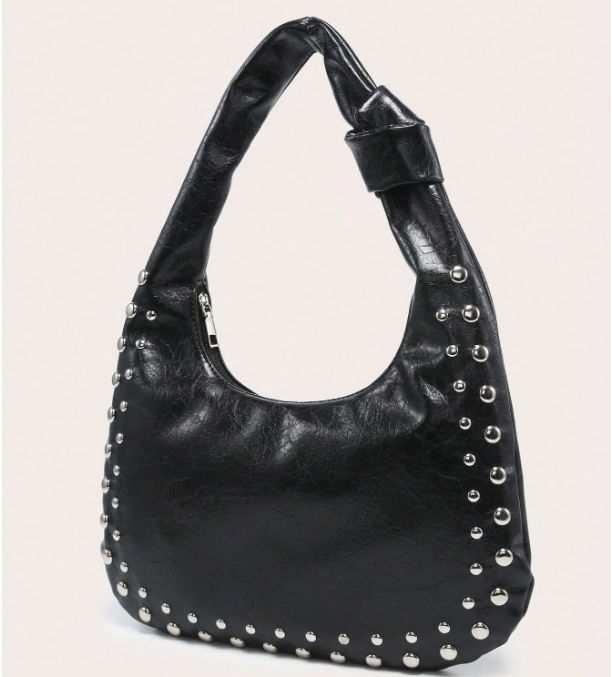 Velloria Studded Hobo Bag