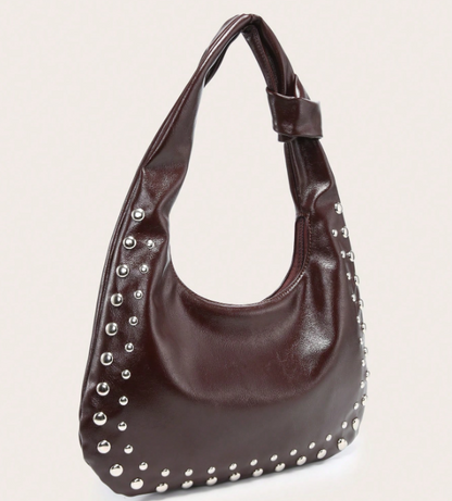 Velloria Studded Hobo Bag