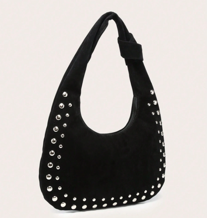 Rivelle Studded Hobo Bag