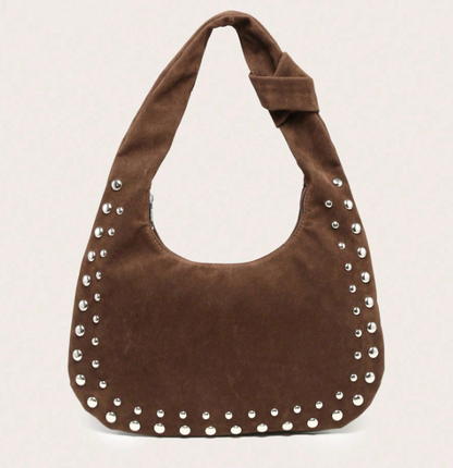 Rivelle Studded Hobo Bag