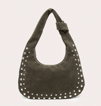 Rivelle Studded Hobo Bag