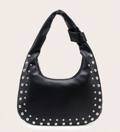 Rivelle Studded Hobo Bag