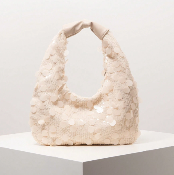 Veloura Textured Hobo Bag