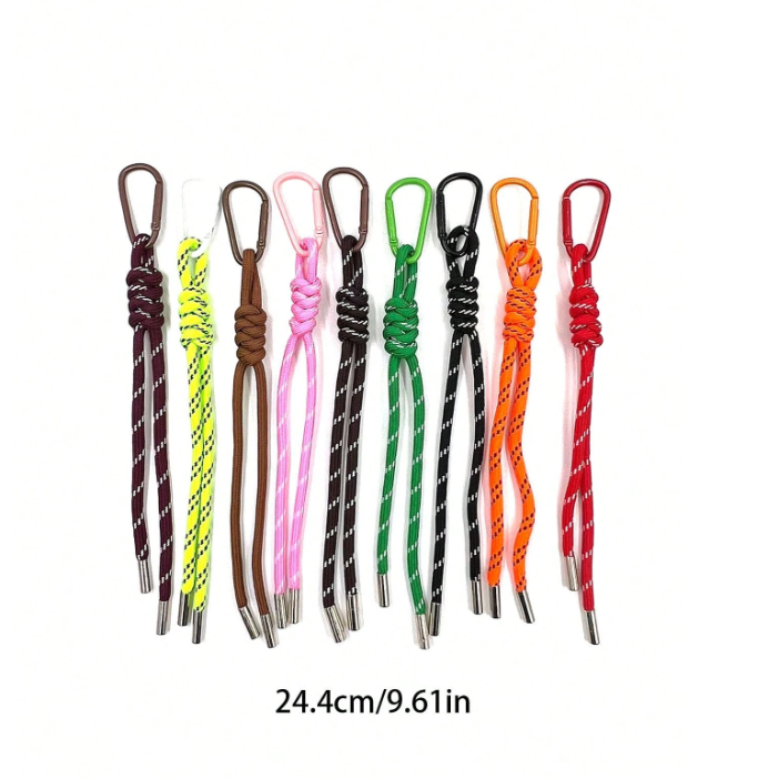 Knotelle Tassel Bag Charm – Women’s Decorative Knot Pendant | Colourful Fringe Accessory | Fashion Handbag & Backpack Decoration