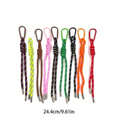 Knotelle Tassel Bag Charm – Women’s Decorative Knot Pendant | Colourful Fringe Accessory | Fashion Handbag & Backpack Decoration