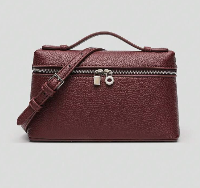 Roselle Textured Mini Box Bag