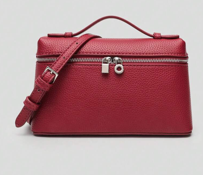 Roselle Textured Mini Box Bag