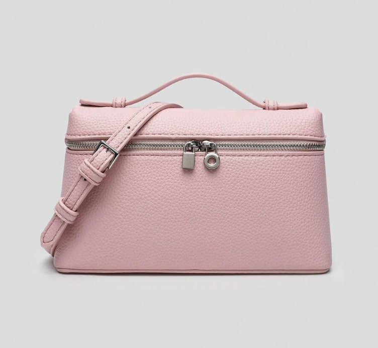 Roselle Textured Mini Box Bag