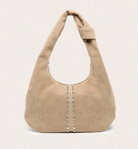 Rivelle Studded Hobo Bag