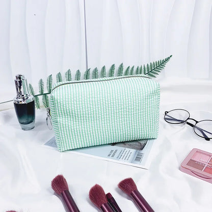 Rosalie Striped Cosmetic Bag
