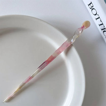 Meiyara Vintage-Inspired Hair Stick – Women’s Chinese-Style Hair Pin | Acrylic Chopstick Hair Accessory | Elegant Bun & Updo Hairwear