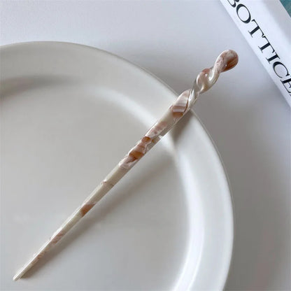 Meiyara Vintage-Inspired Hair Stick – Women’s Chinese-Style Hair Pin | Acrylic Chopstick Hair Accessory | Elegant Bun & Updo Hairwear
