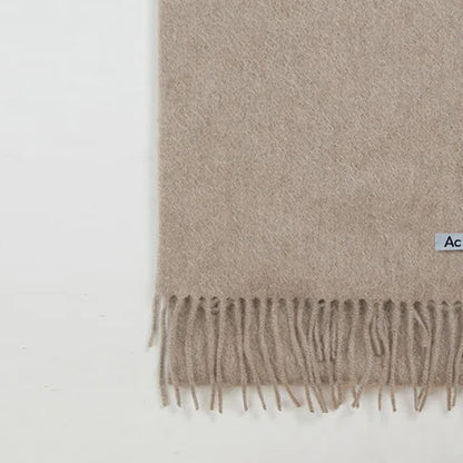 Wynmere 100% Wool Winter Scarf – Unisex Warm Neck Wrap | 180 × 32cm Solid Colour Shawl | Women’s & Men’s Cold Weather Scarf