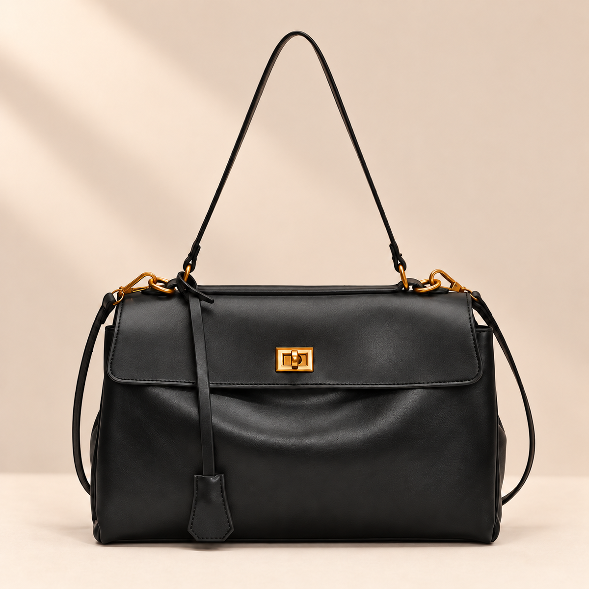 The Florence Bag — warm beige studio background