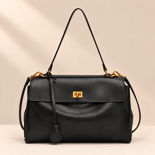 The Florence Bag — warm beige studio background
