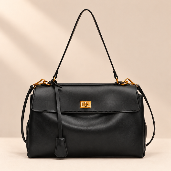 The Florence Bag — warm beige studio background