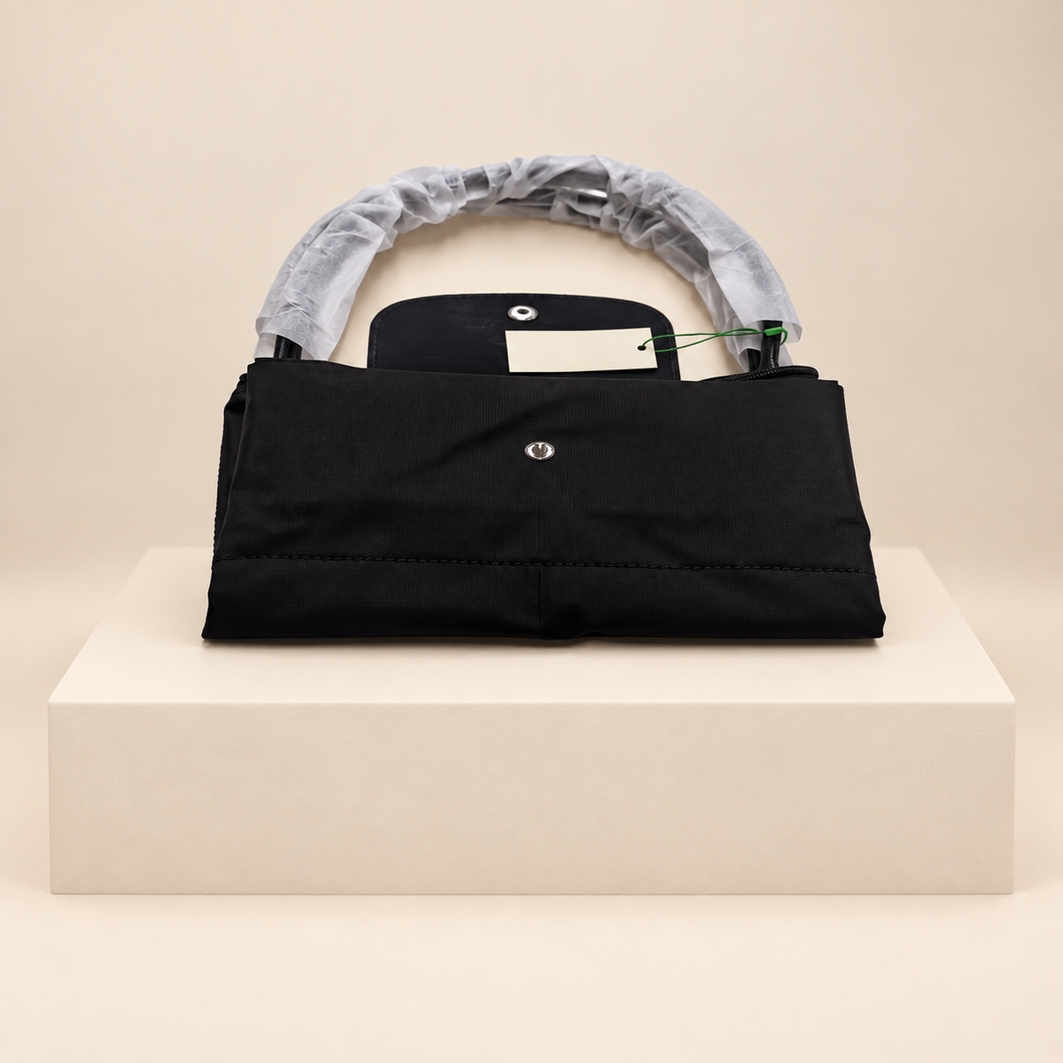 Amelisse Foldable Nylon Tote Bag — ivory studio gallery photograph