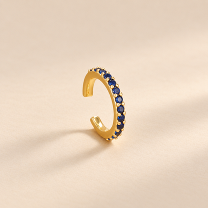 Orlienne Cubic Zirconia Ear Cuff — ivory studio gallery photograph