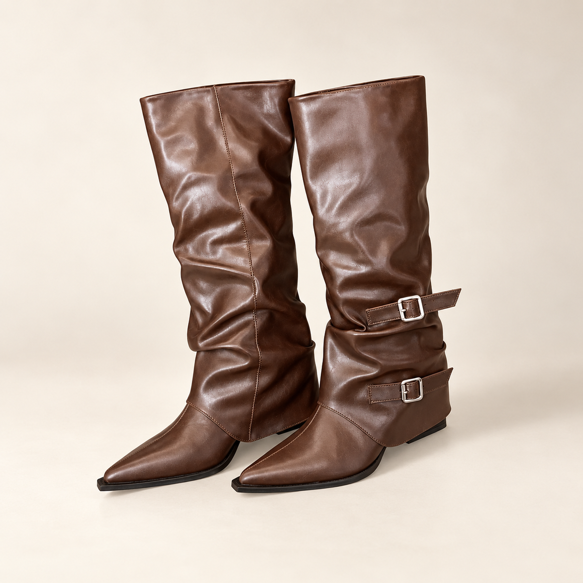 Varelle Foldover Knee-High Boots — additional product view