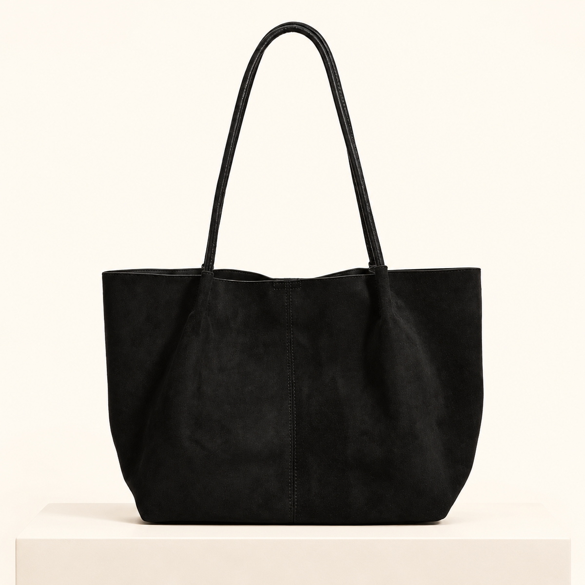 Verdelis Classic Shoulder Tote — ivory studio gallery photograph