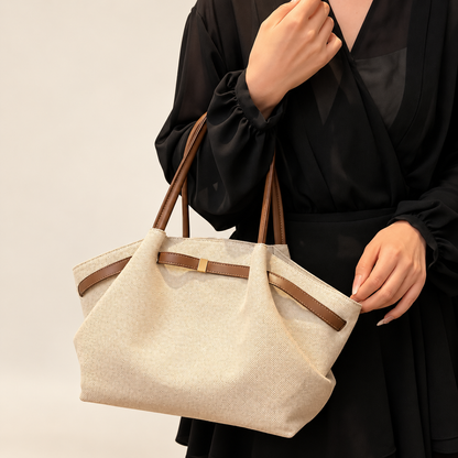 Marivelle Textured Shoulder Tote — additional product view