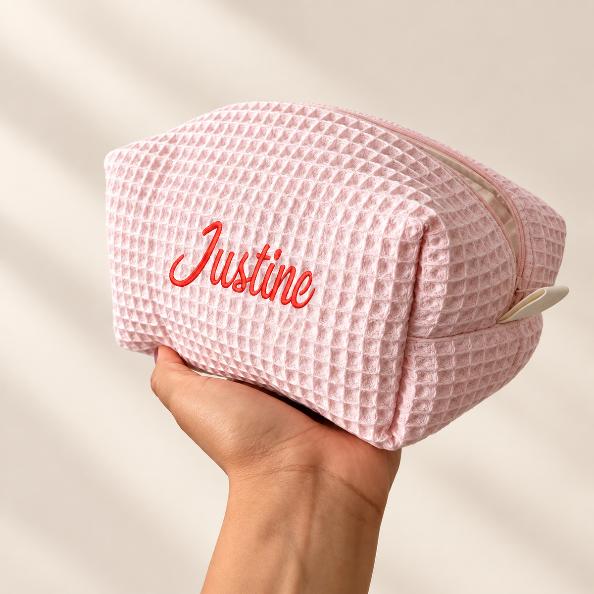 Elowyn Personalised Textured Cosmetic Pouch – Saint & Rose