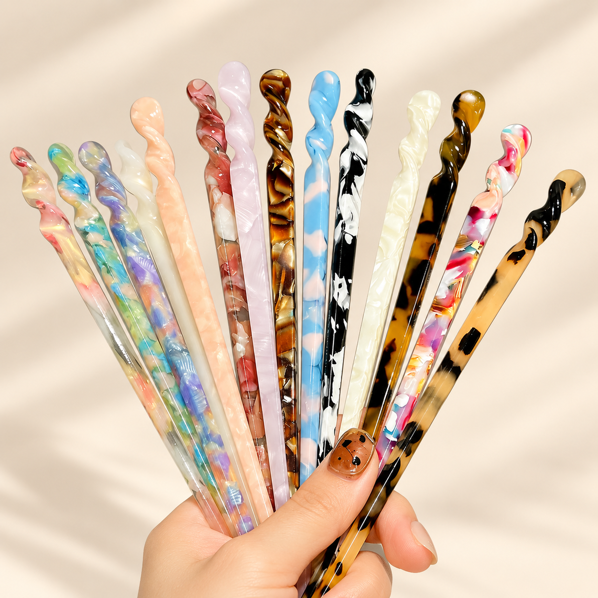 Meiyara Vintage-Inspired Hair Stick – Women’s Chinese-Style Hair Pin – Saint & Rose