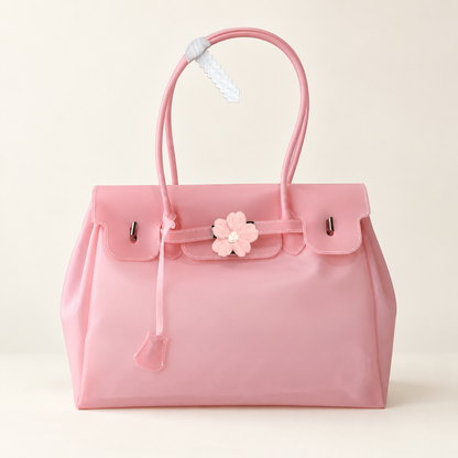 Celestia Lightweight Jelly Tote Bag — Light pink